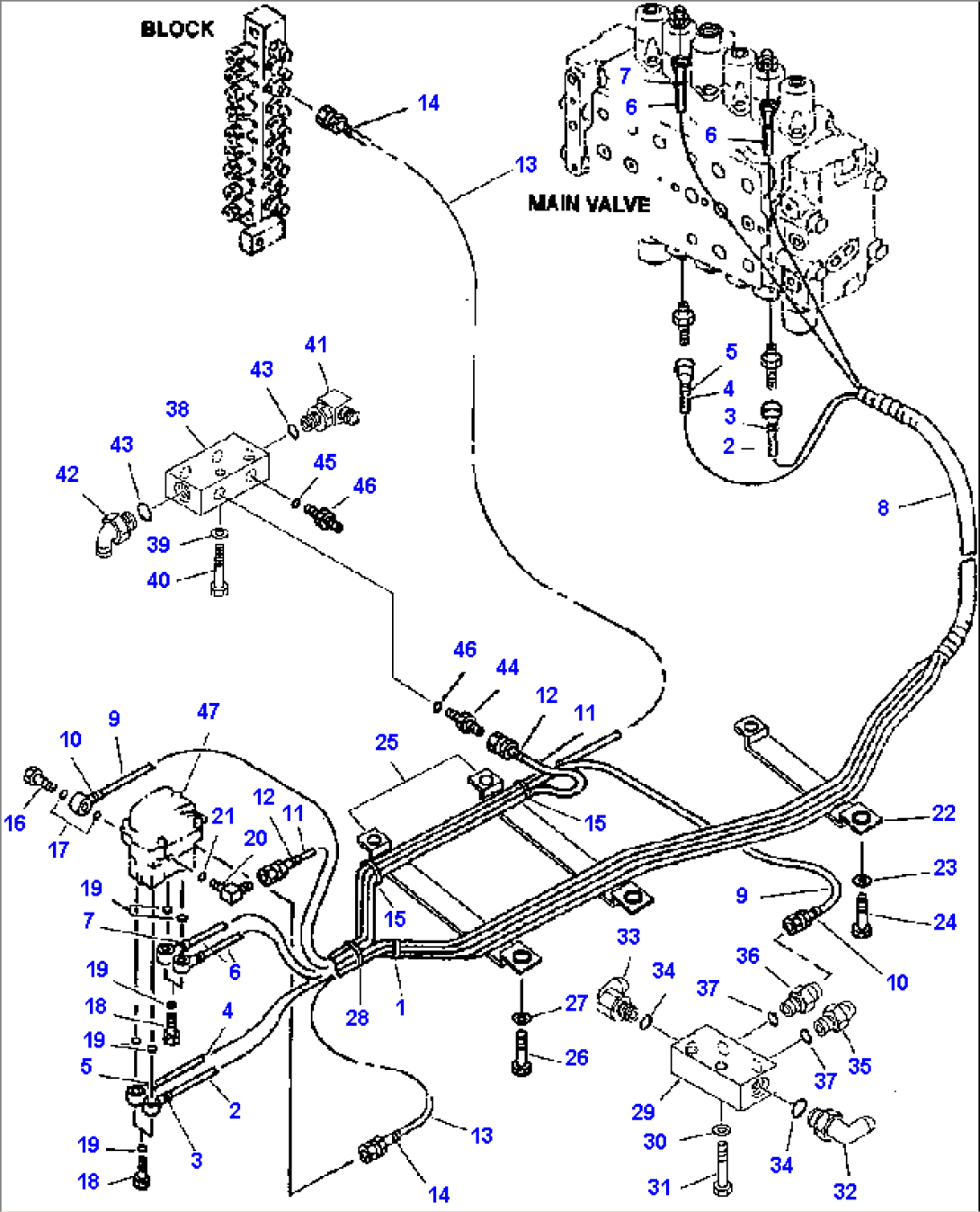 FIG. K1420-01A0 PPC TRAVEL LINES - WITH CAB RISER