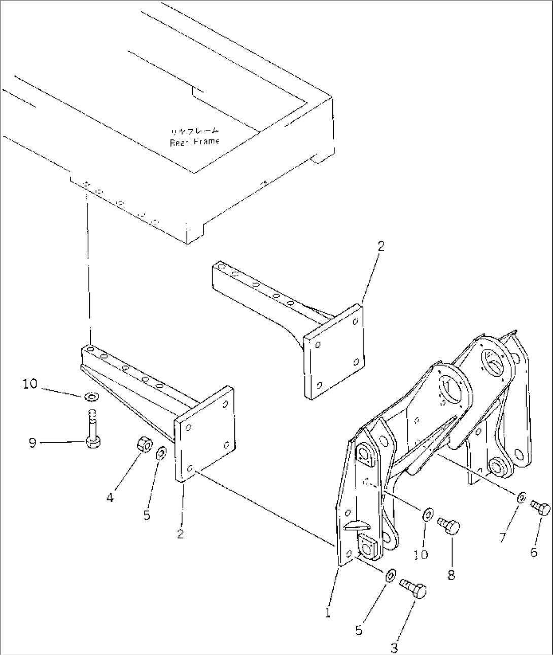 RIPPER MOUNTING PARTS