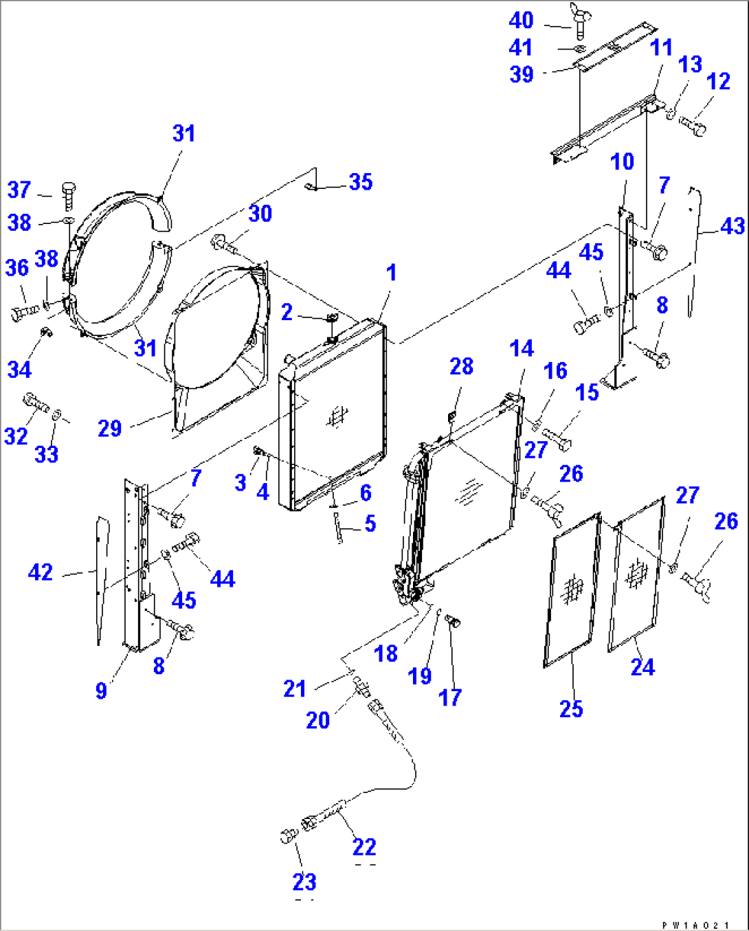 COOLING (RADIATOR)(#20001-)