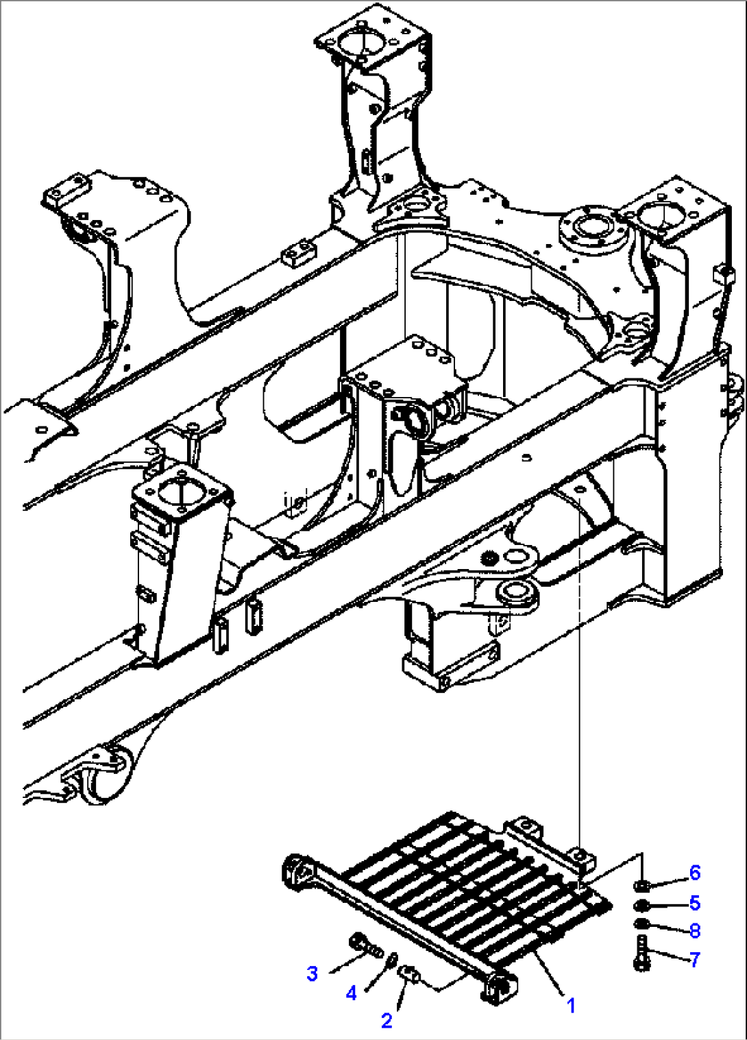 FIG. M3820-01A0 TRANSMISSION UNDER GUARD