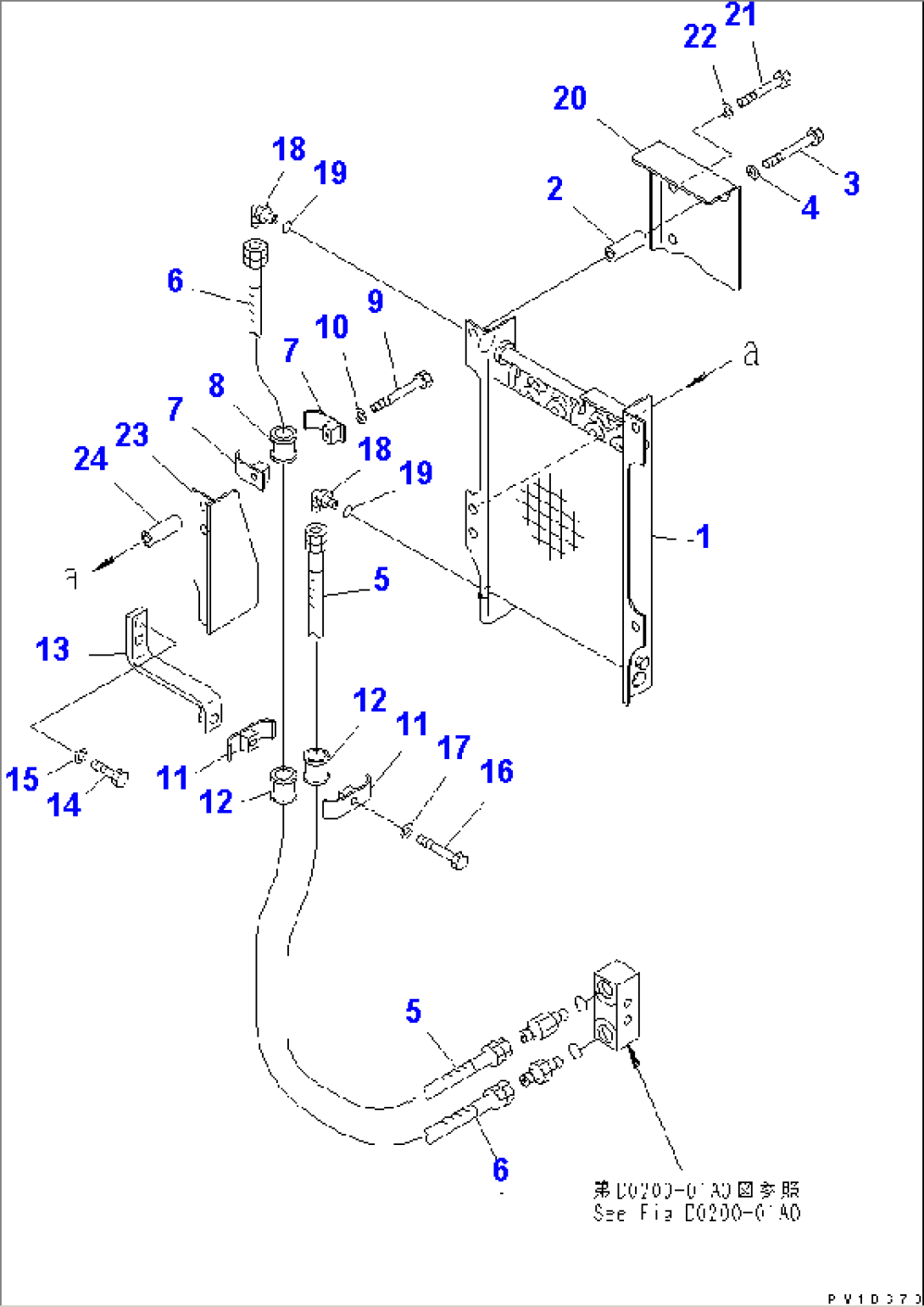 HYDRAULIC OIL COOLER