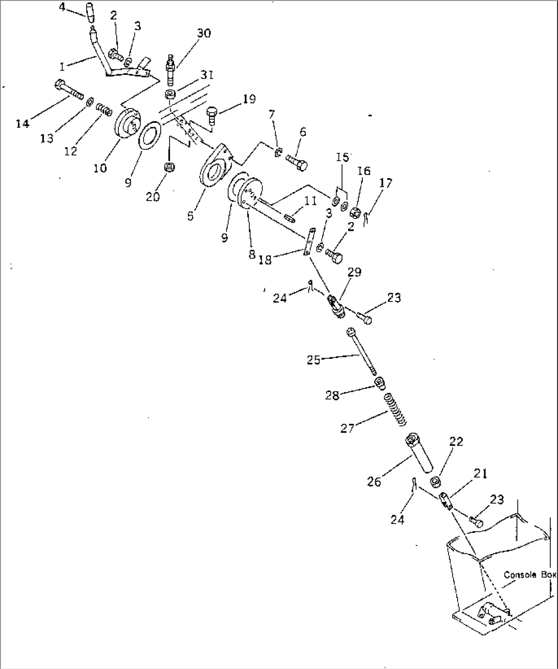 THROTTLE LEVER LINKAGE