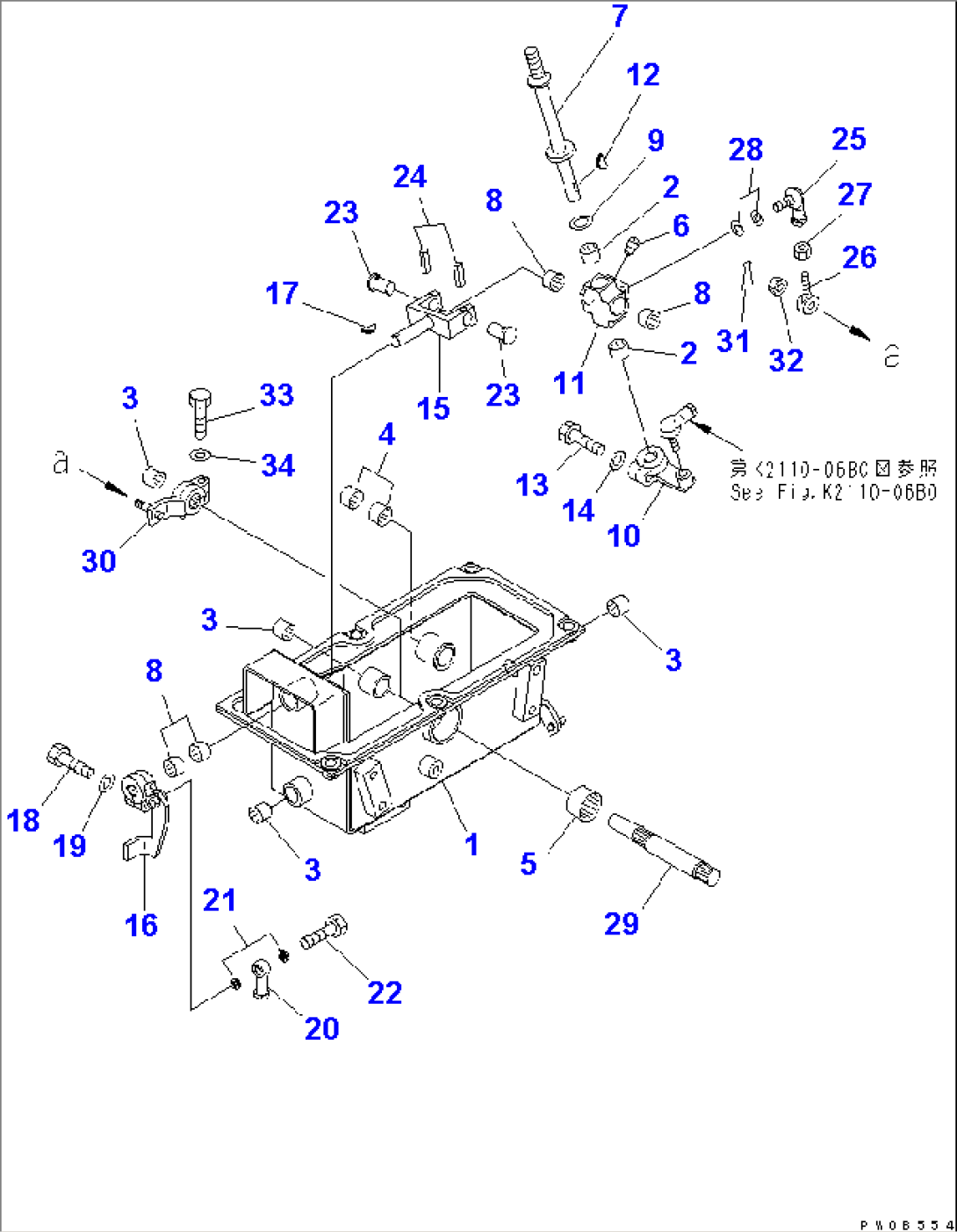 FLOOR FRAME (SPEED CONTROL) (1/2)(#50201-)