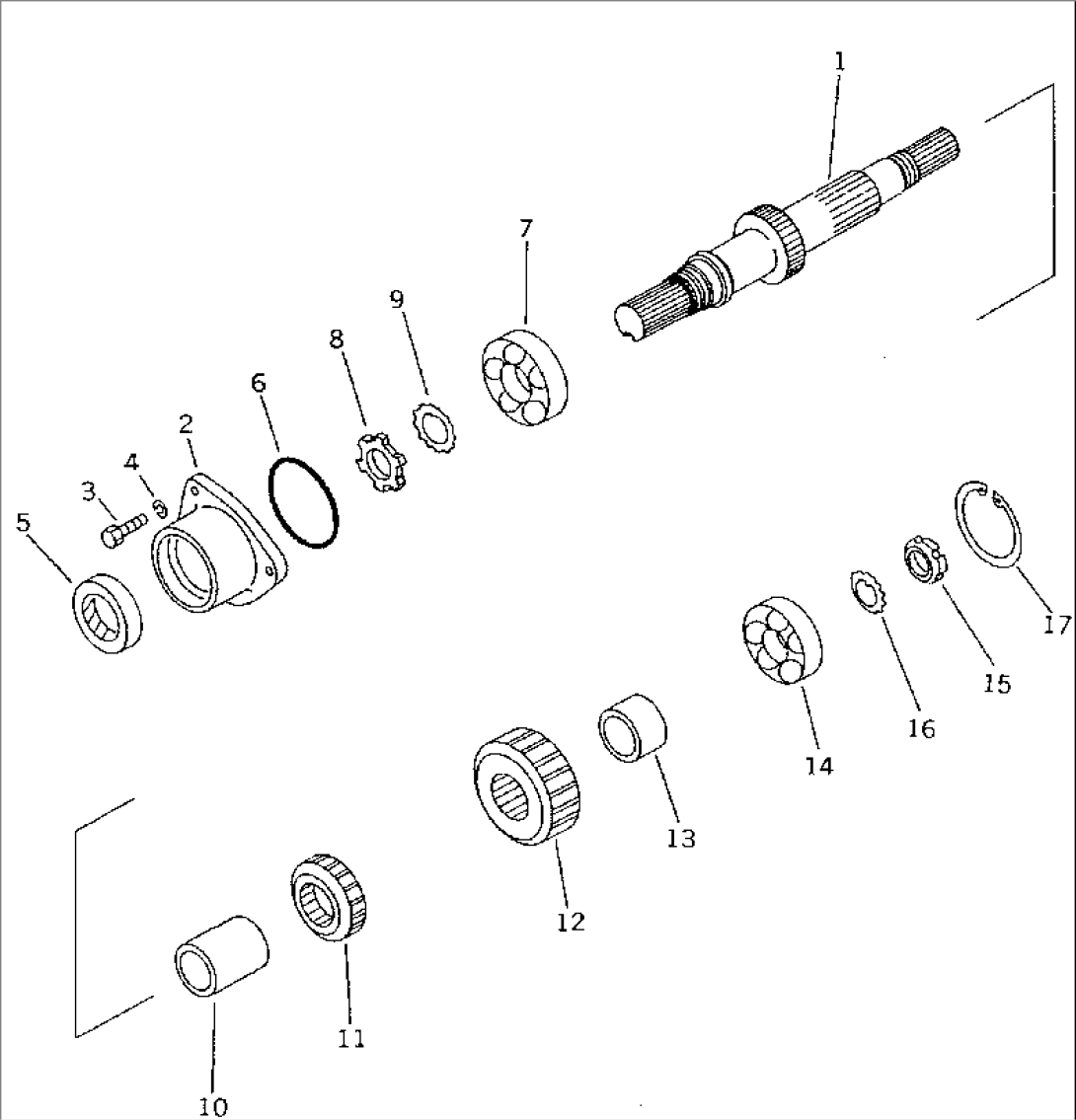 TRANSMISSION (2/5) (MAIN SHAFT AND GEAR) (FOR FORESTRY)