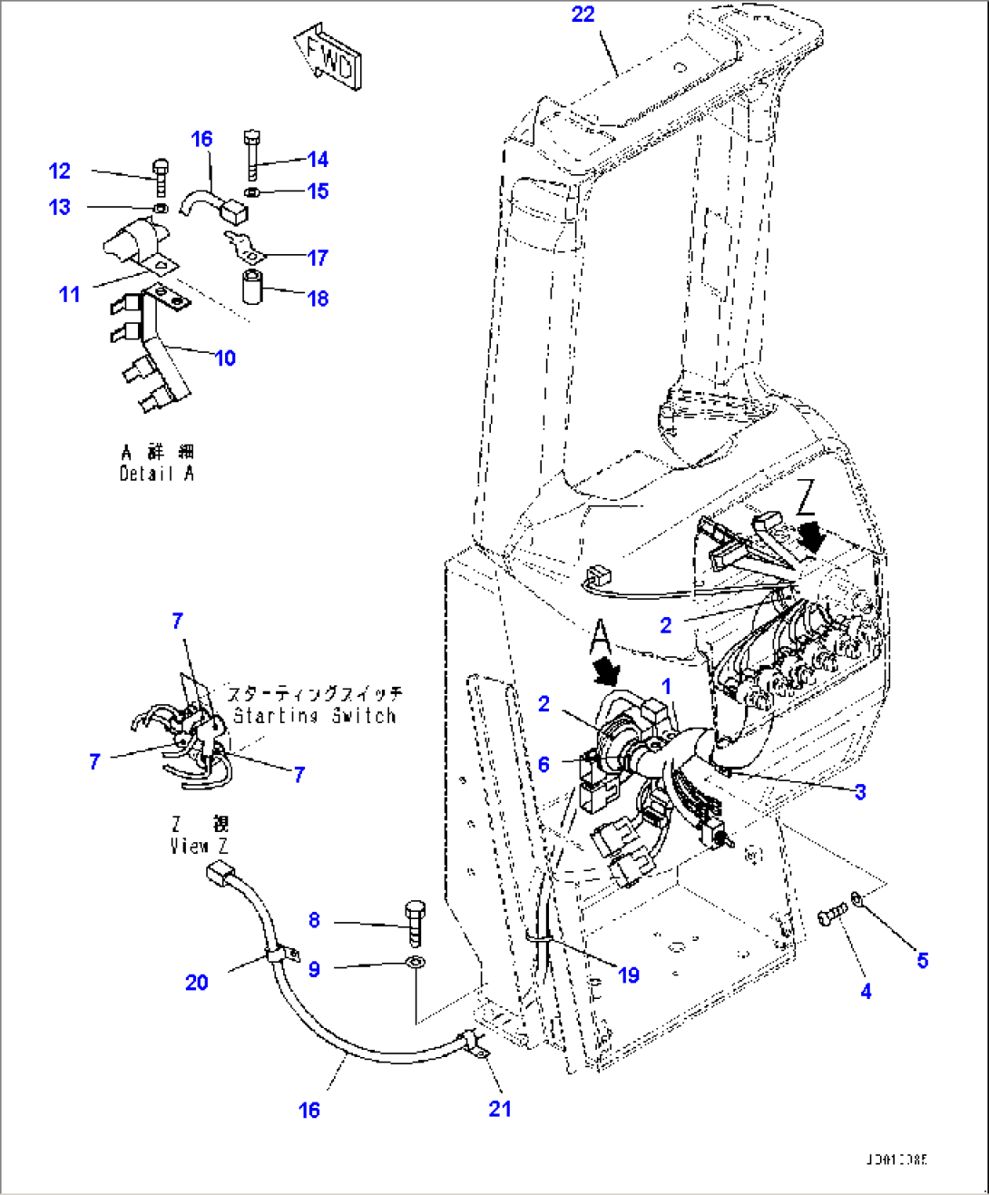 Dashboard, Wiring Harness (#1006-)