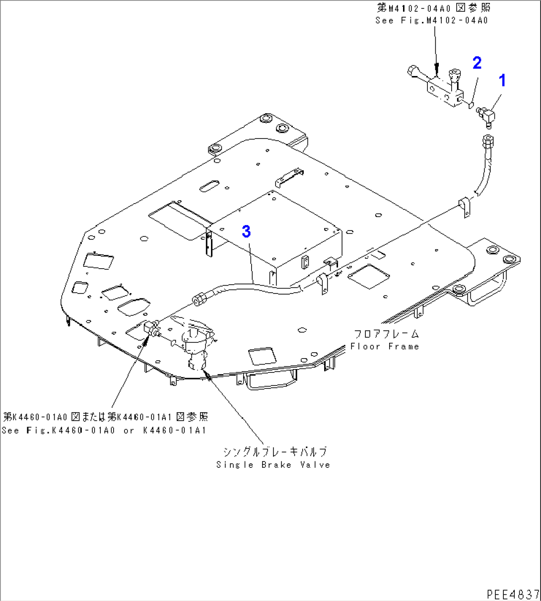 BULKHEAD (ACCUMULATOR TO SINGLE BRAKE VALVE)