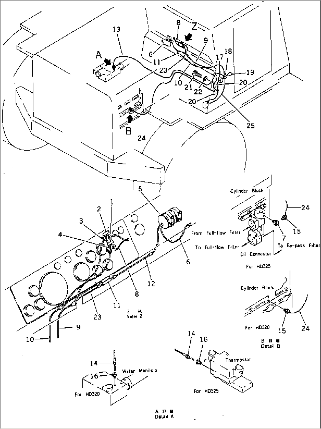 WATER TEMP. AND ENGINE OIL PRESSURE CAUTION SYSTEM