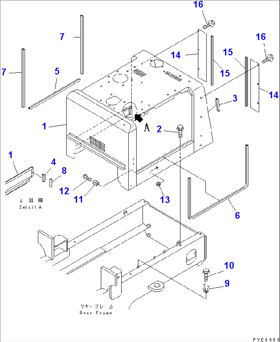 HOOD (ENGINE HOOD) (WITH AIR INTAKE EXTENSION)