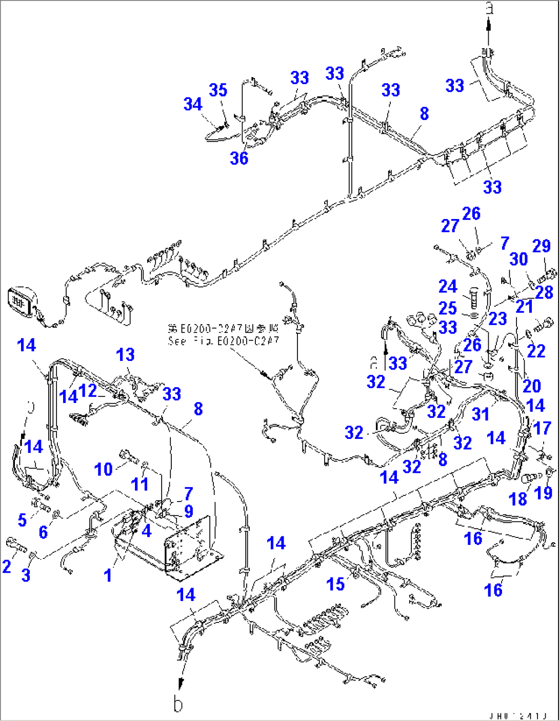 WIRING (VHMS ADDITIONAL PARTS) (FOR 1000MM HIGH CAB) (FOR LOADER)(#20798-)