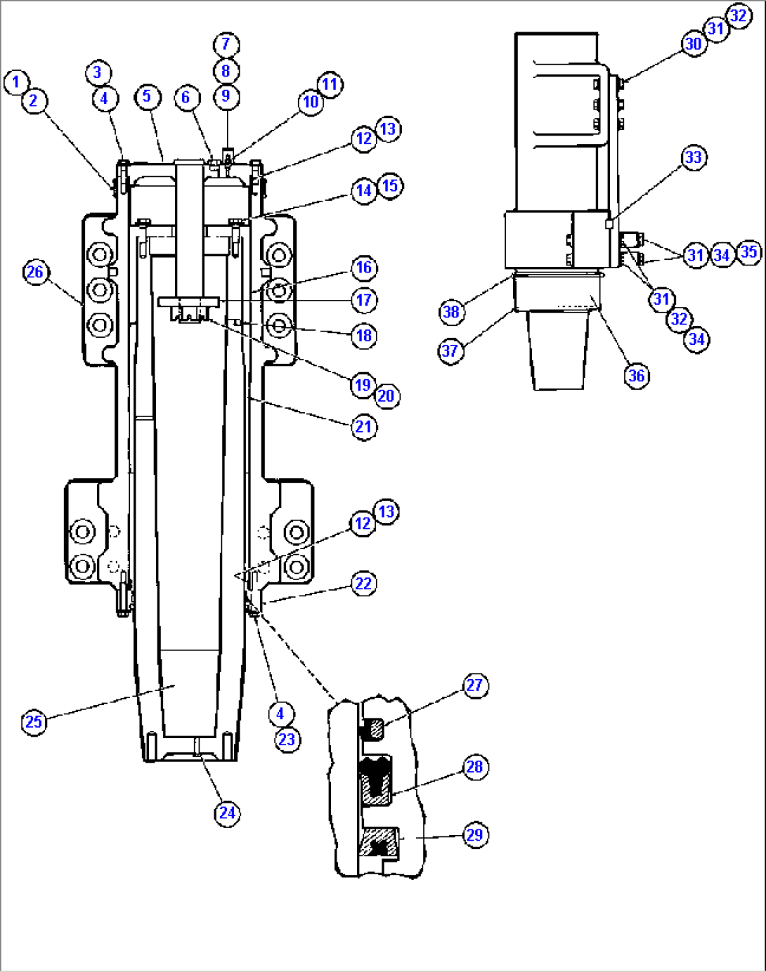 FRONT SUSPENSION & MOUNTING (TZ1630)