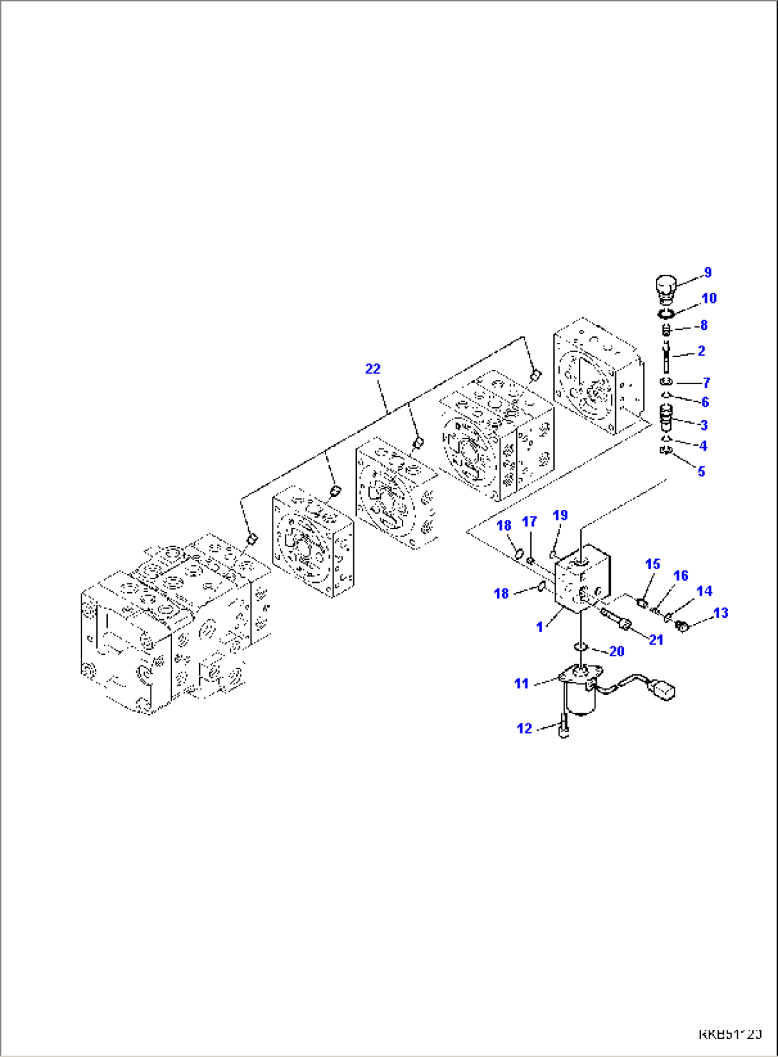 10-SPOOL CONTROL VALVE (13/17)