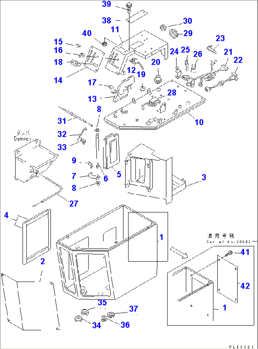 AIR CONDITIONER UNIT (1/5) (DENSO)(#10535-20922)