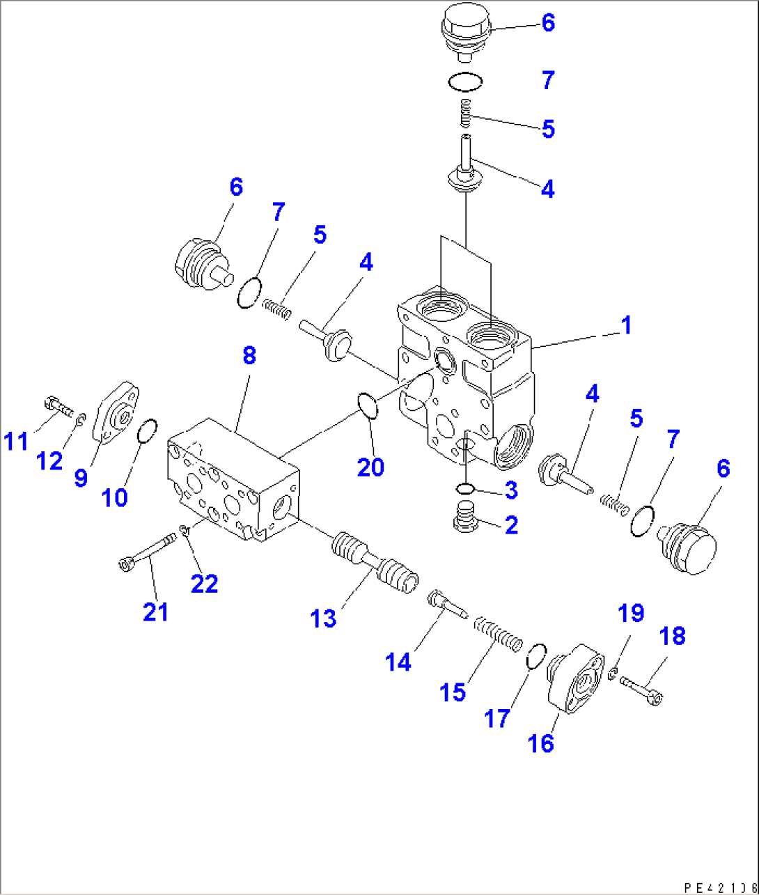 DIVIDER VALVE (FOR EMERGENCY STEERING)