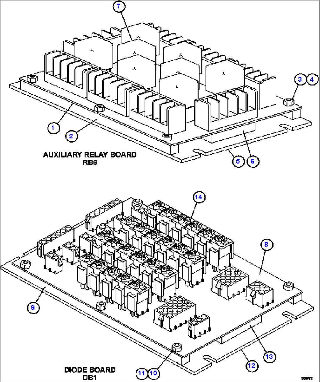 RELAY AND DIODE BOARDS