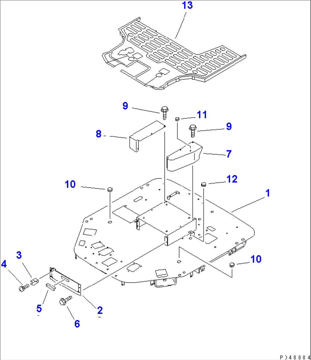 FLOOR FRAME(#50001-)