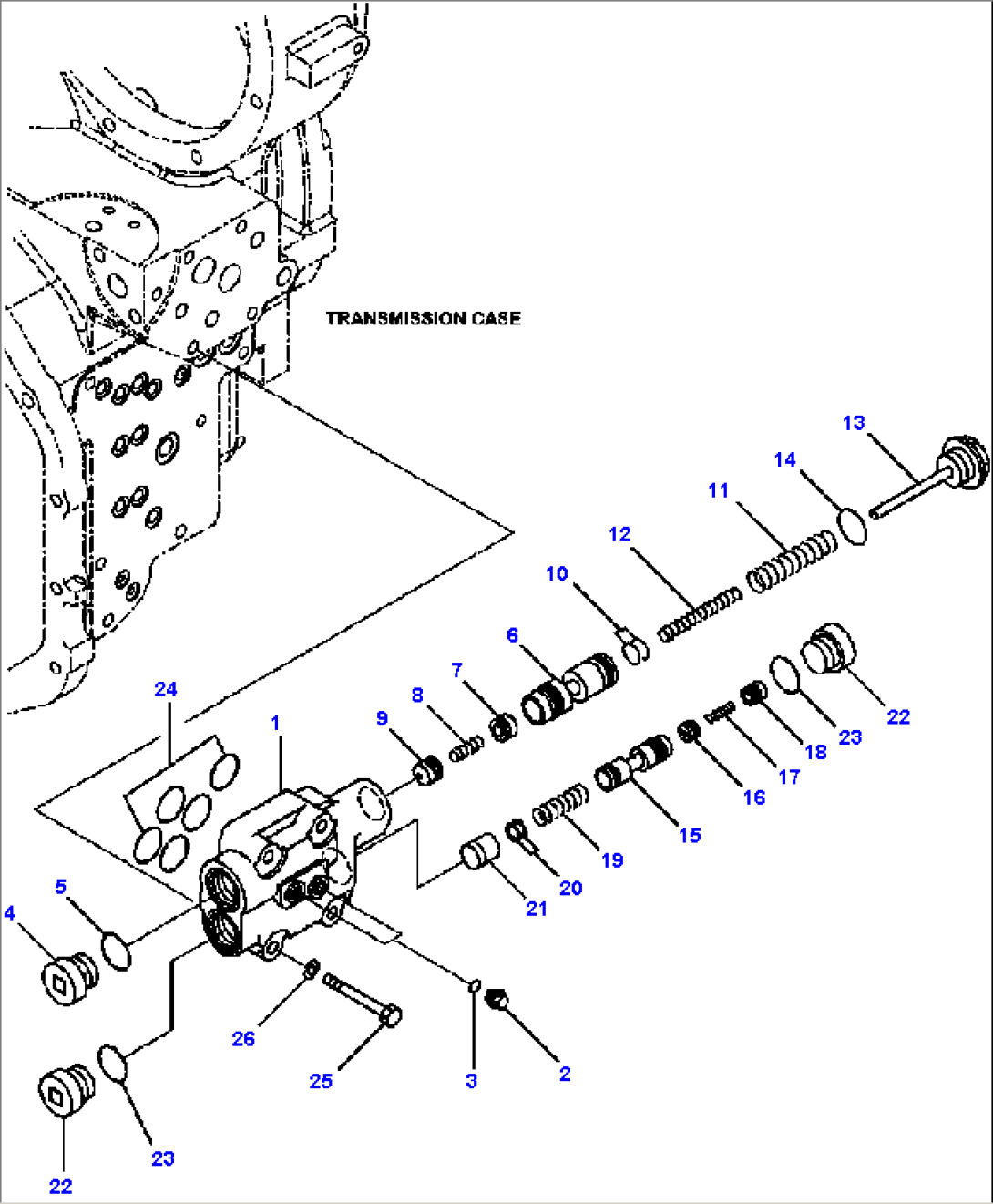 F4350-56A0 TRANSMISSION MAIN RELIEF VALVE