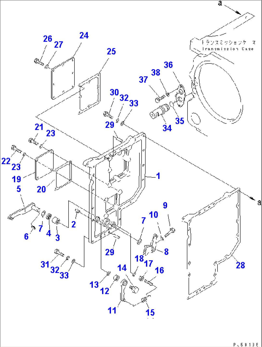 TRANSMISSION (CONTROL VALVE COVER)