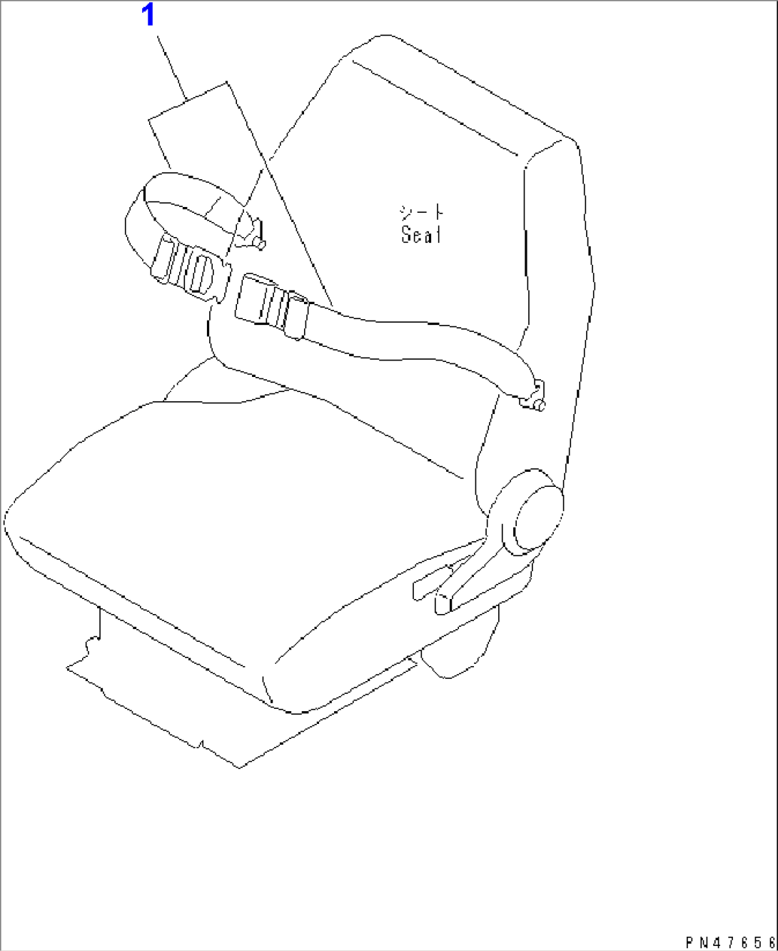 SEAT BELT (RIGID SEAT TYPE)