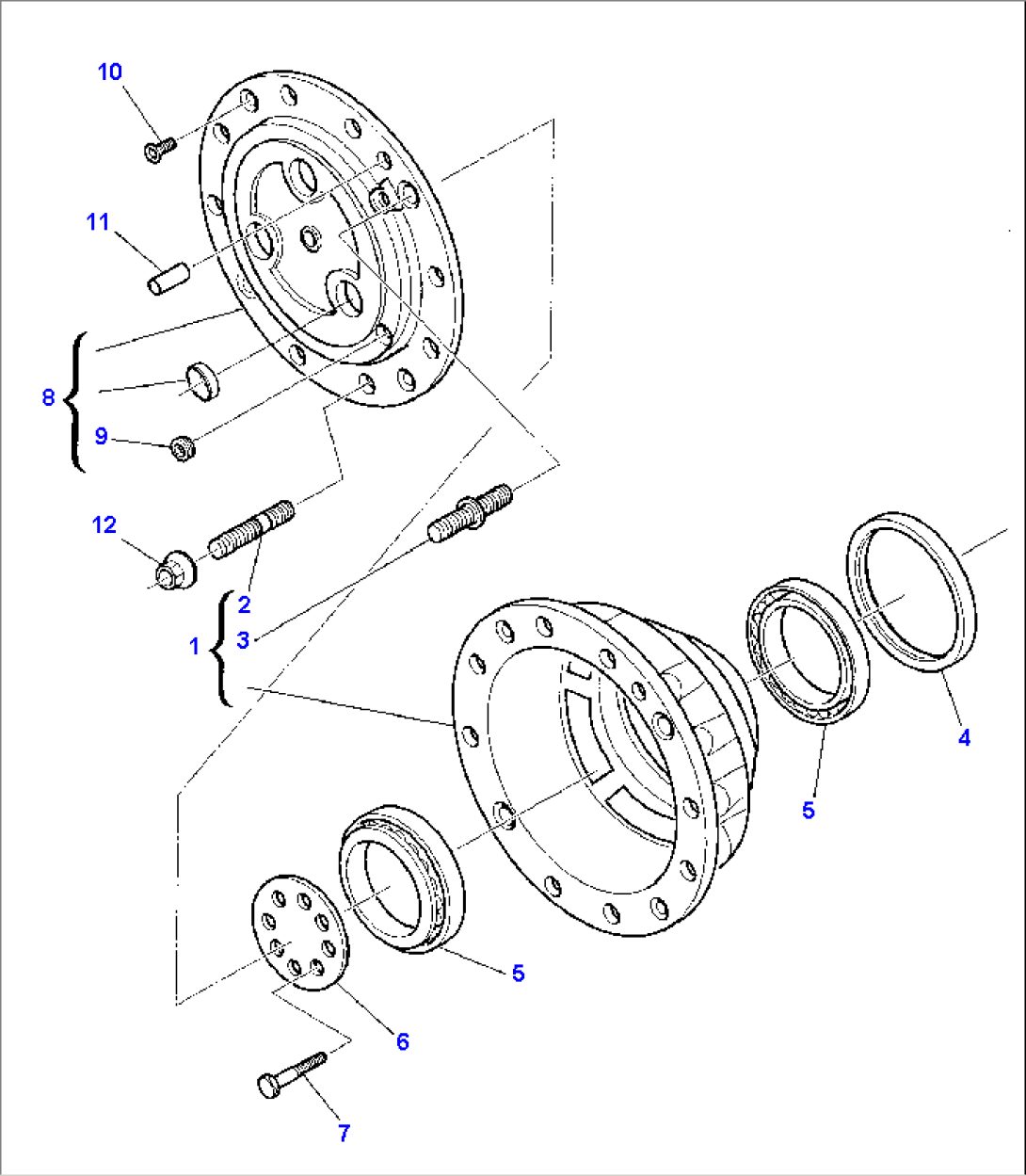 FRONT AXLE (2WD) (3/3)