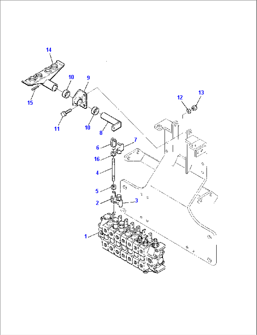 BACKHOE CONTROL PEDAL (FOR JIG ARM)