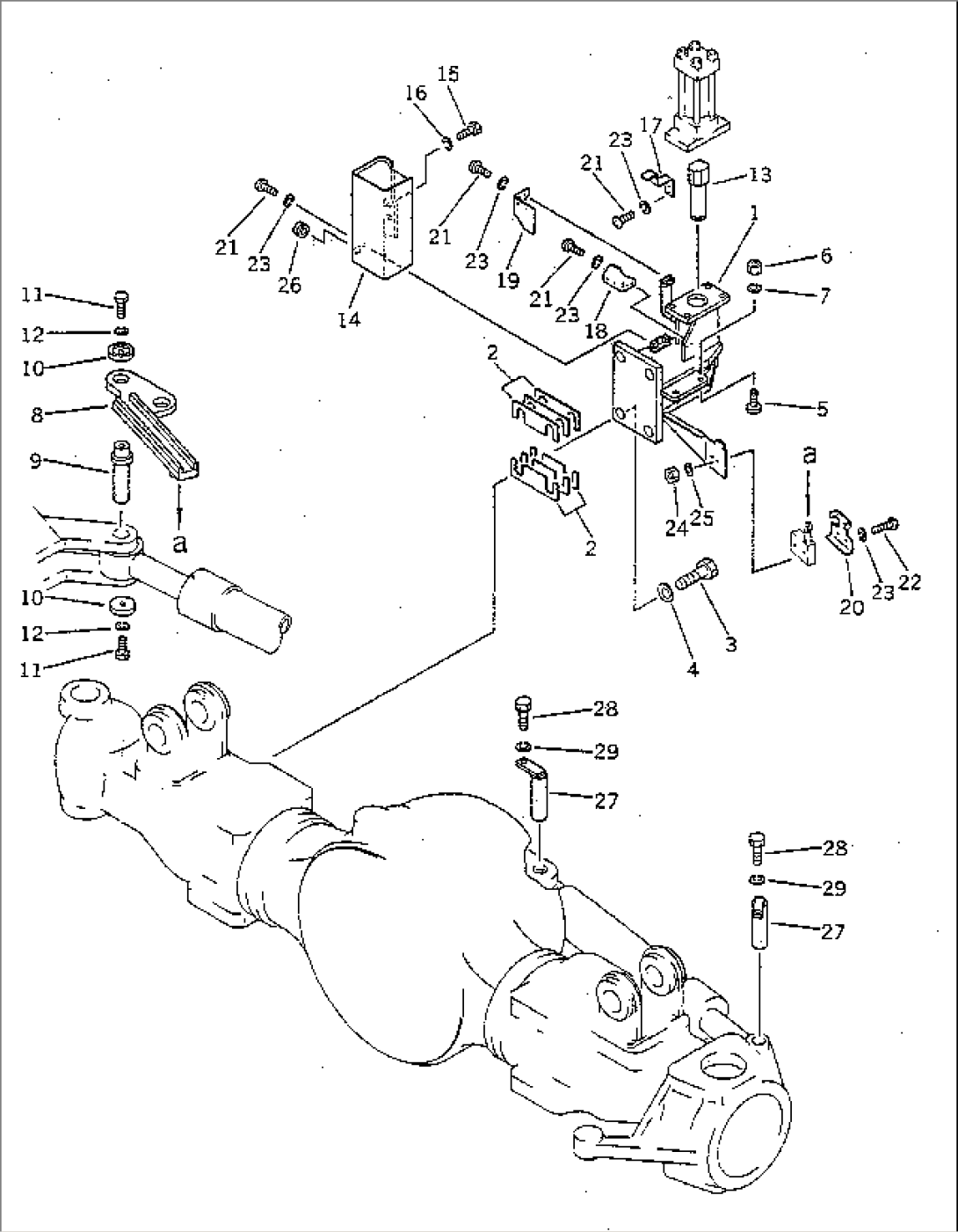 REAR STEERING LOCK