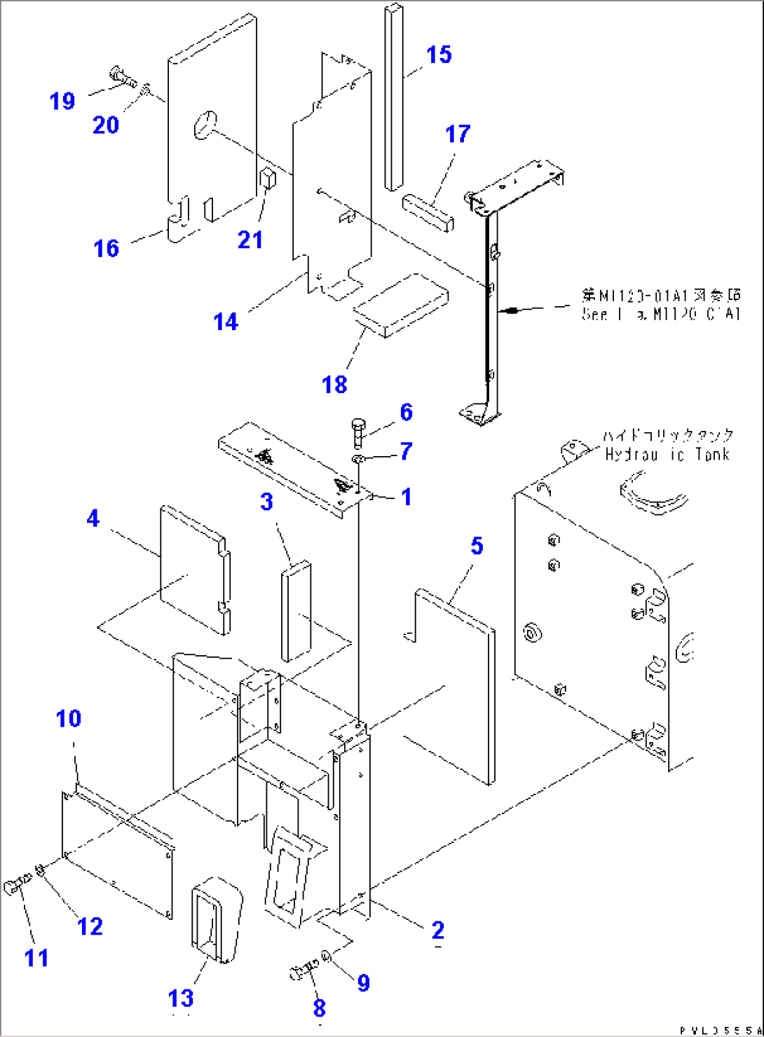 PARTITION (CAB REAR) (WITH AIR CONDITIONER)(#12144-)