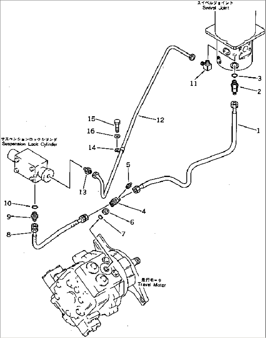 HYDRAULIC PIPING (DRAIN) (1/2)