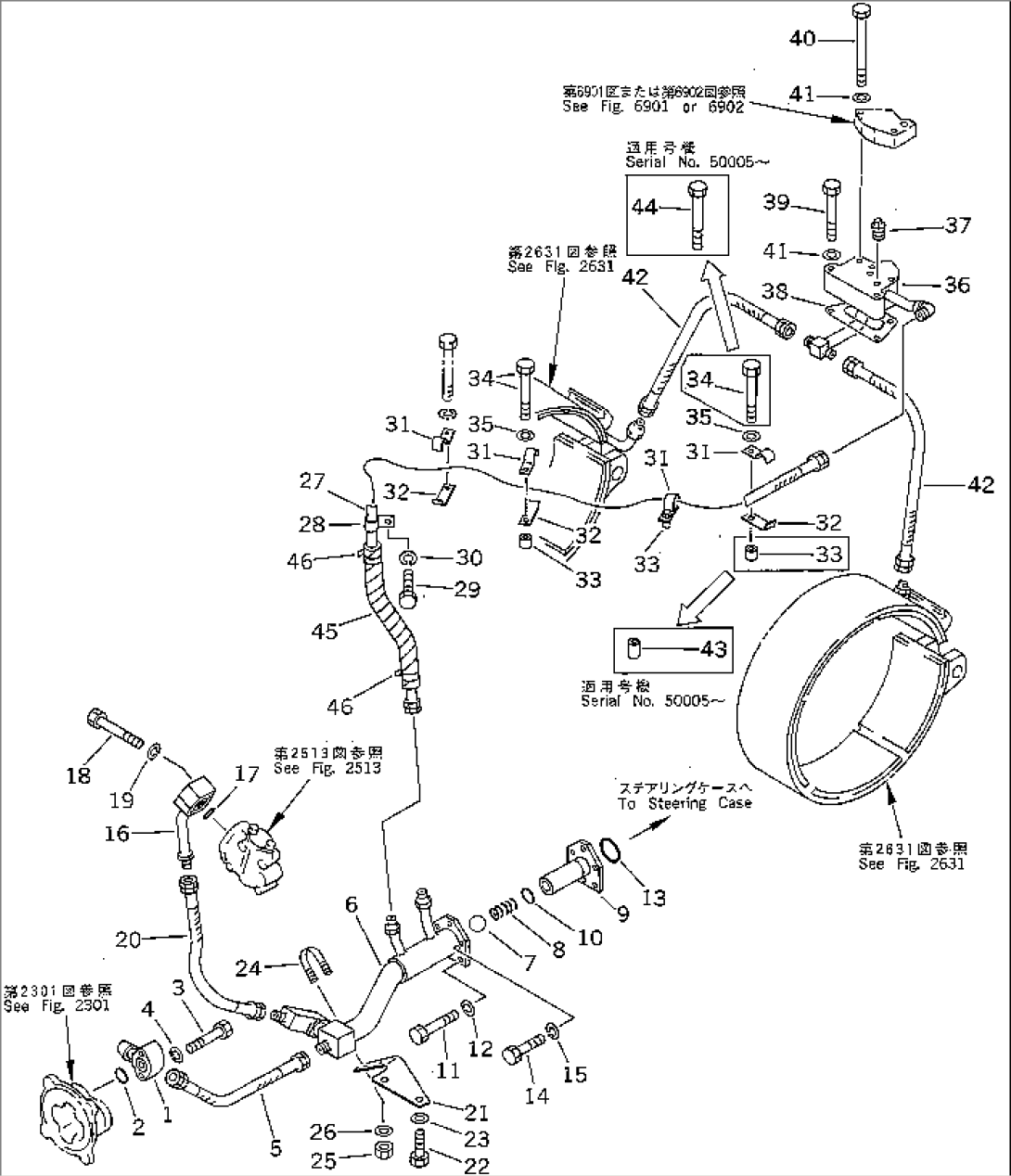 STEERING PIPING (3/3)