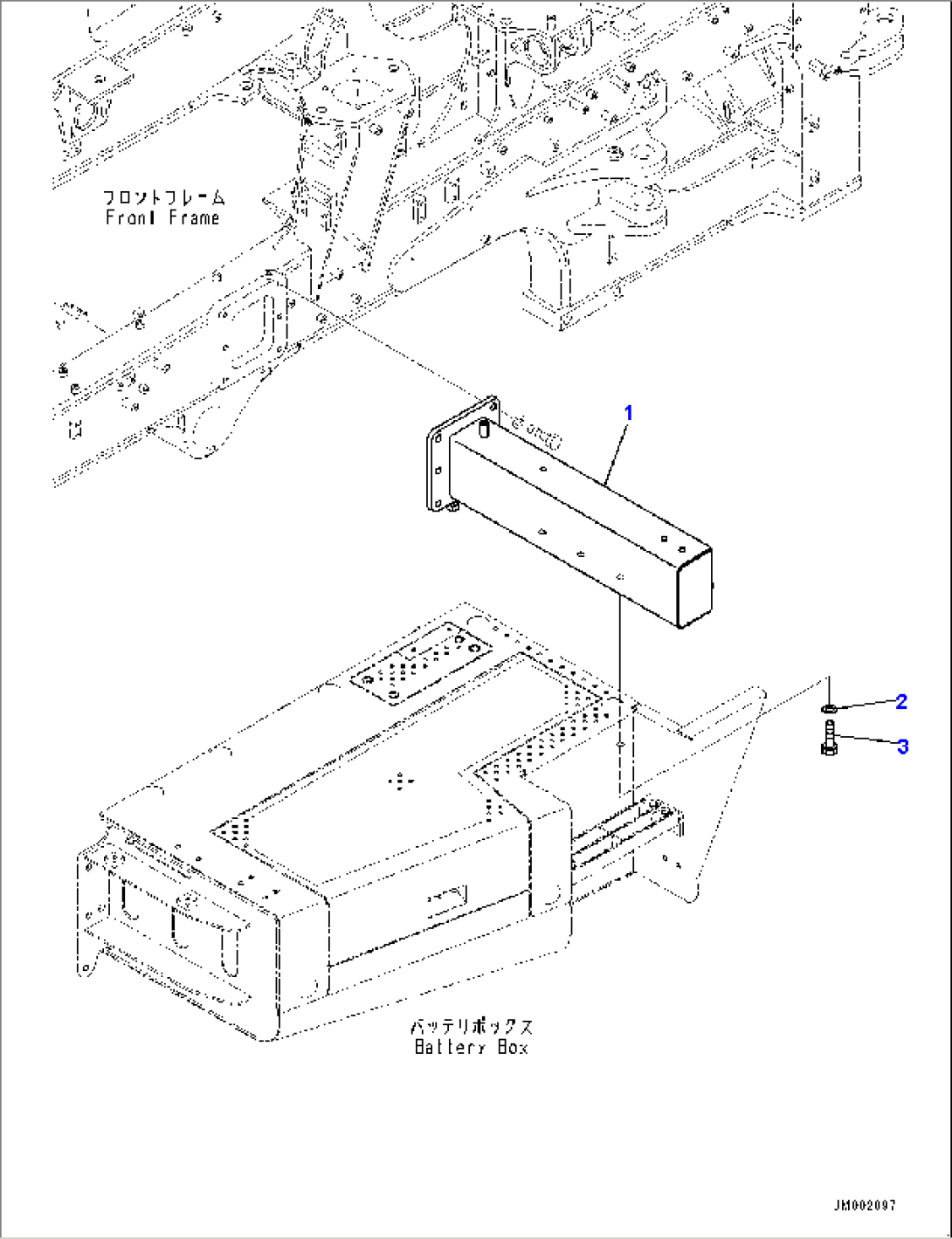 Battery Related Parts, Battery Box Mounting (#5129-)