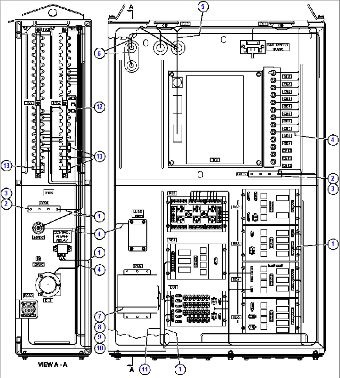 INTERFACE CABINET INTERNAL WIRING (4000 ENG)