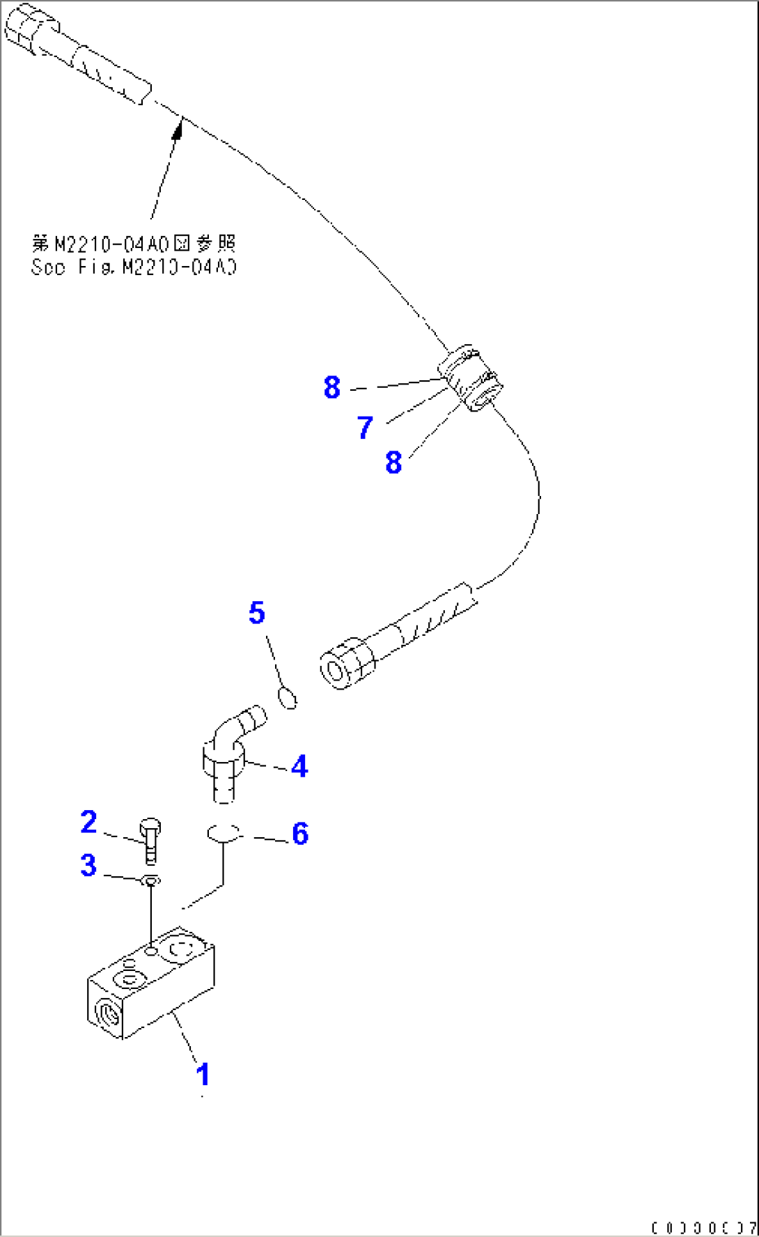 HYDRAULIC PUMP LINE (DRAIN BLOCK)