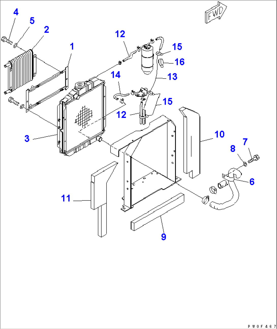 COOLING (OIL COOLER AND RADIATOR)