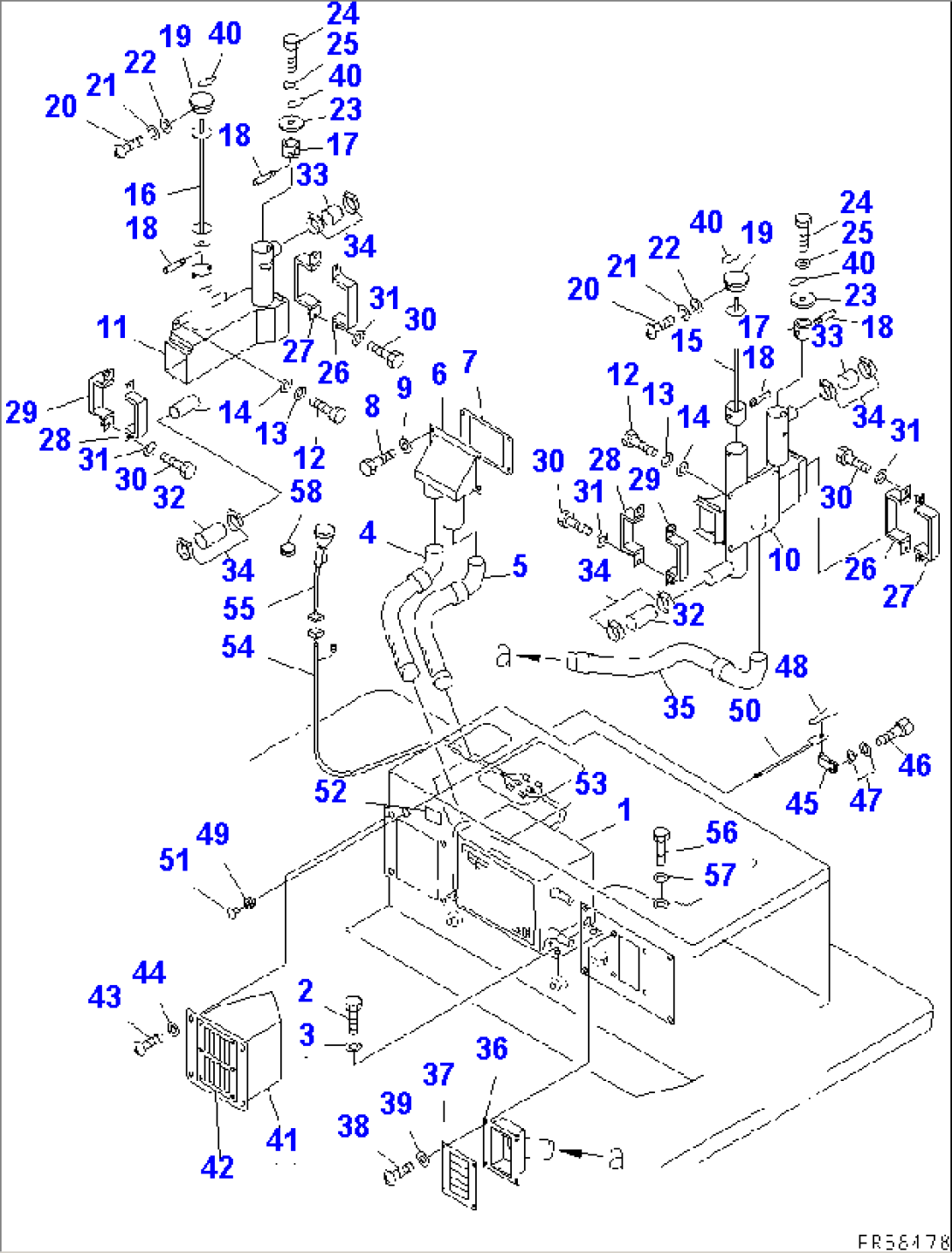 CAR HEATER (AIR PIPING) (AUTO TRANSMISSION SPEC.)(#11420-12016)