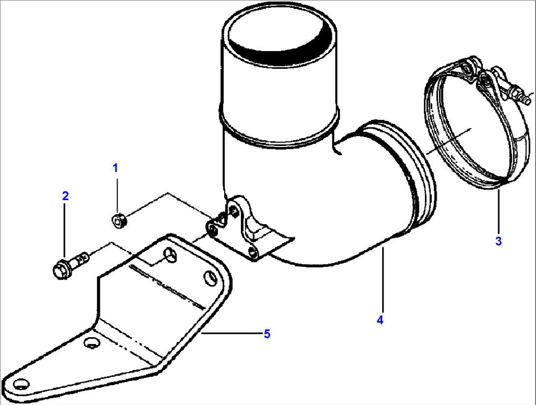 FIG. A1209-A3A2 EXHAUST CONNECTION
