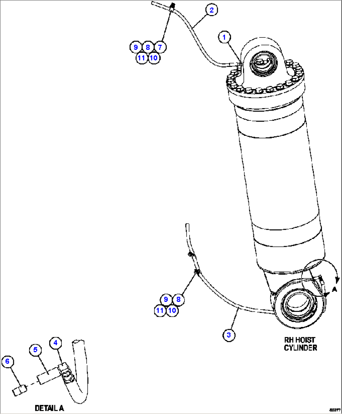 AUTOMATIC LUBRICATION - HOIST CYLINDERS