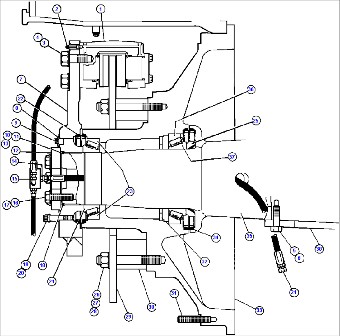 FRONT SPINDLE, HUB & BRAKE INSTALLATION