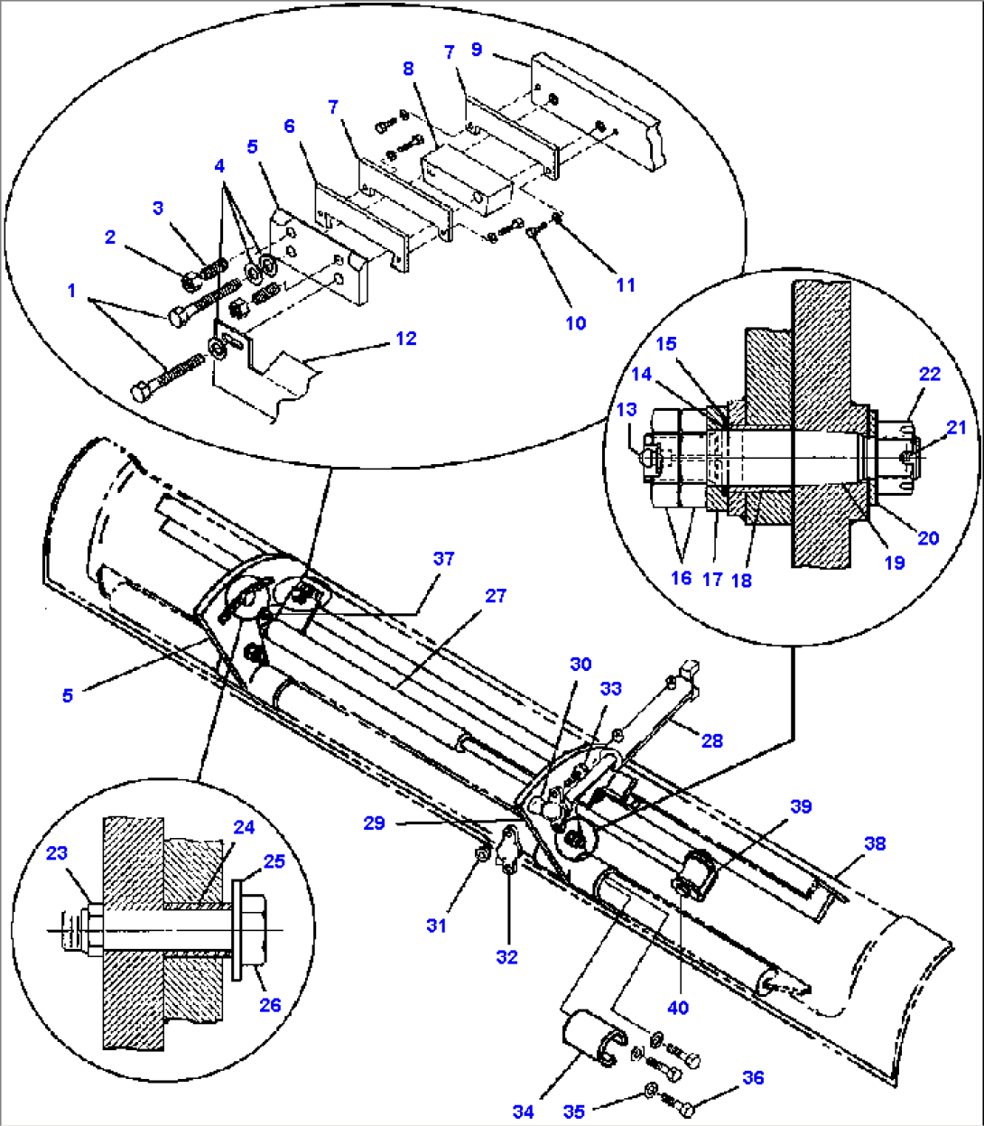 POWER TILT MOLDBOARD CARRIER