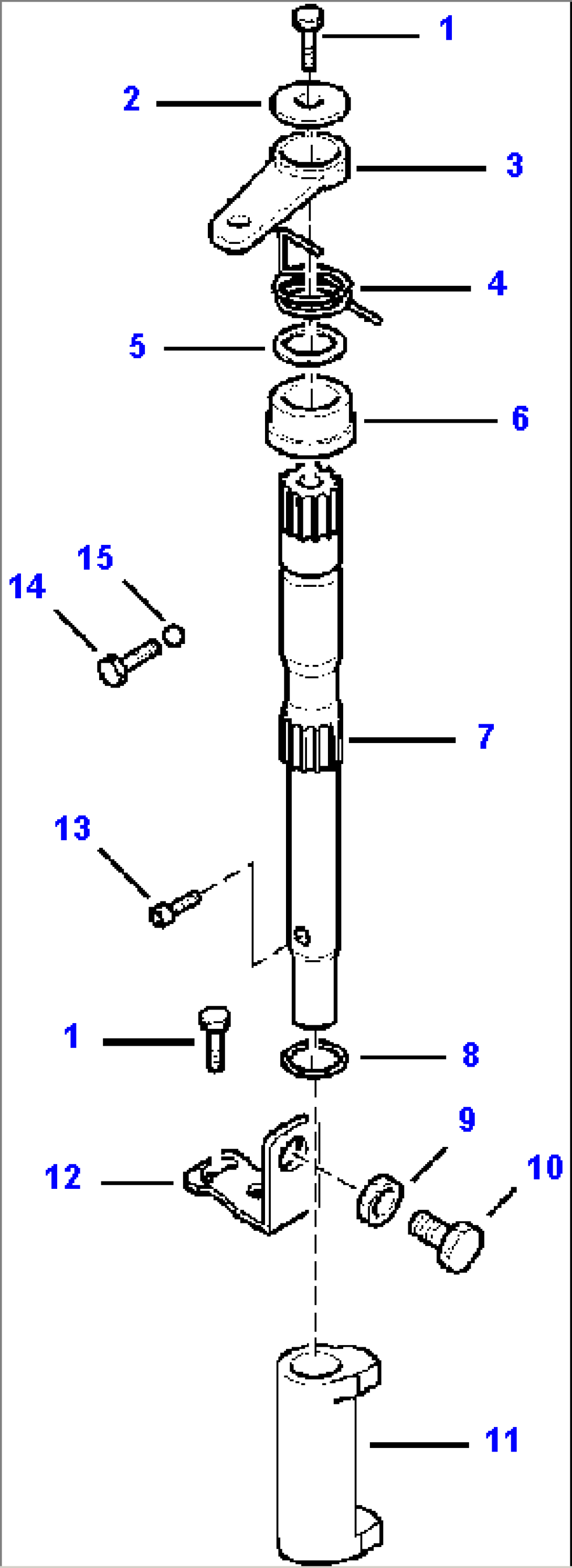 FIG. F3500-01A8 REAR AXLE - BRAKE CONTROL