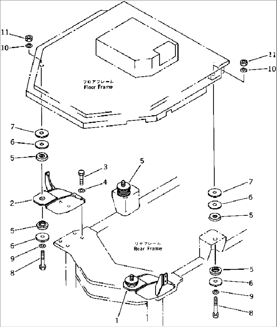 FLOOR SUPPORT(#20001-)