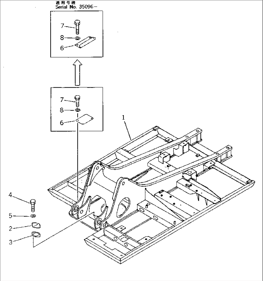 REVOLVING FRAME (EXCEPT JAPAN)(#35001-36613)