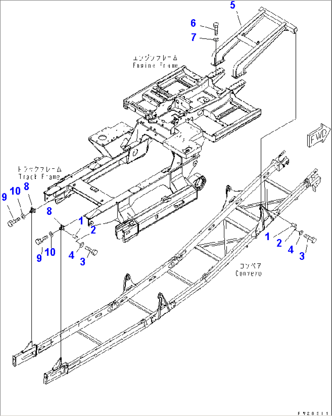 CONVEYOR SYSTEM (MOUNTING PARTS)