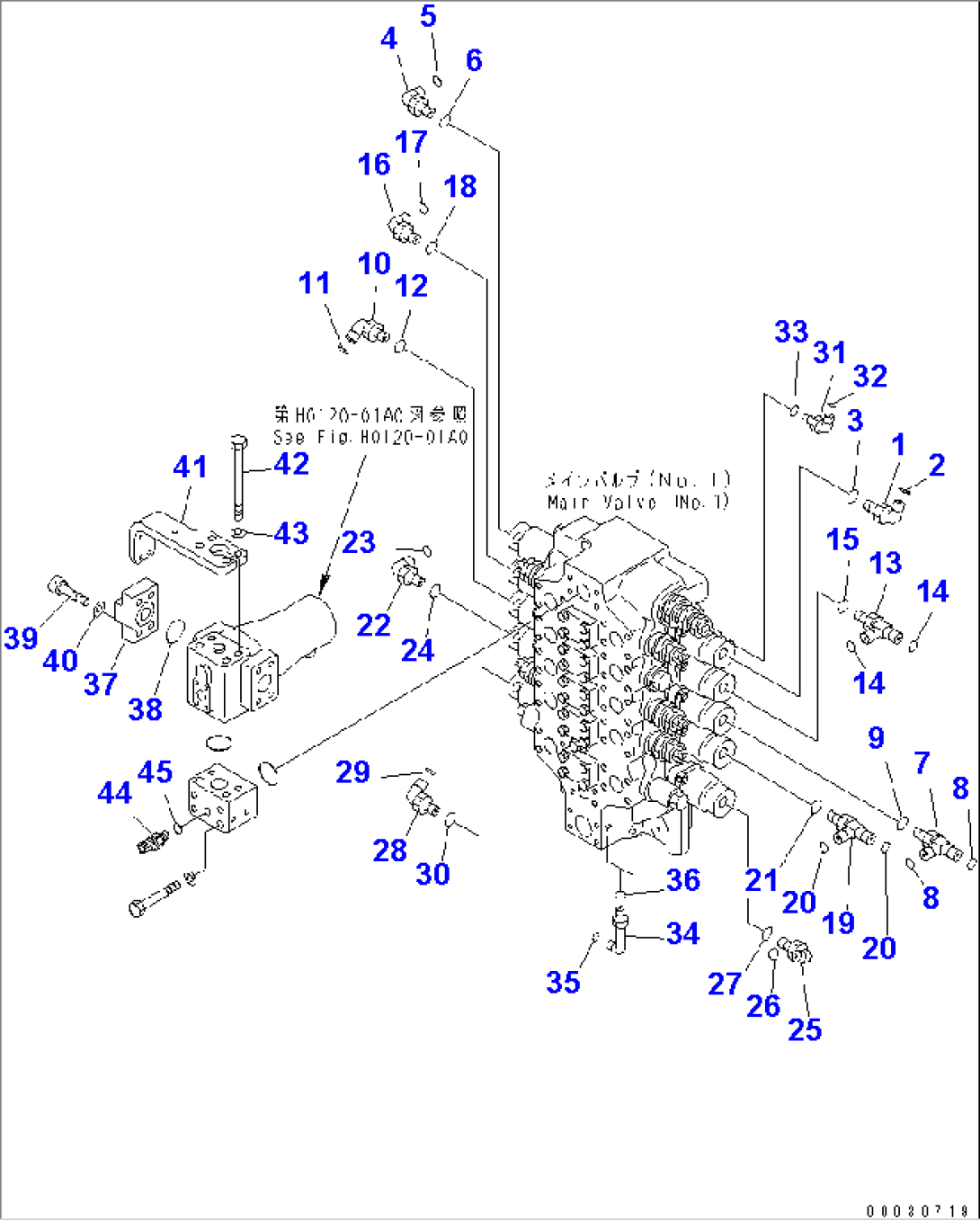 MAIN VALVE (NO.1 VALVE AND JOINT PARTS) (2/2)