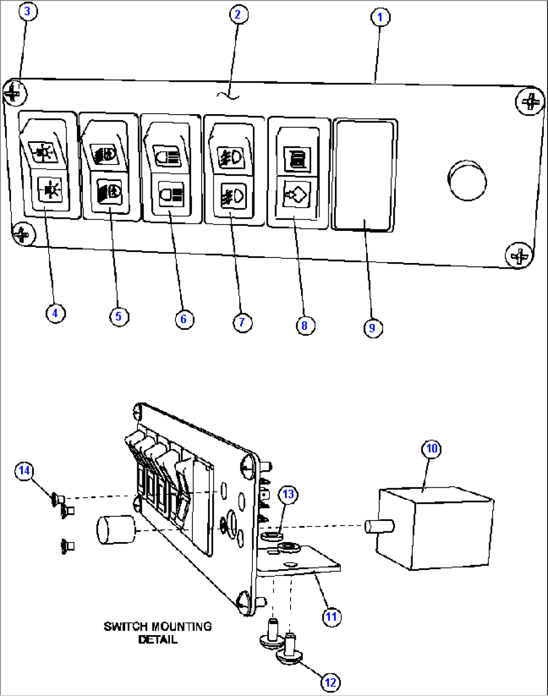 LOWER L.H. DASH MODULE