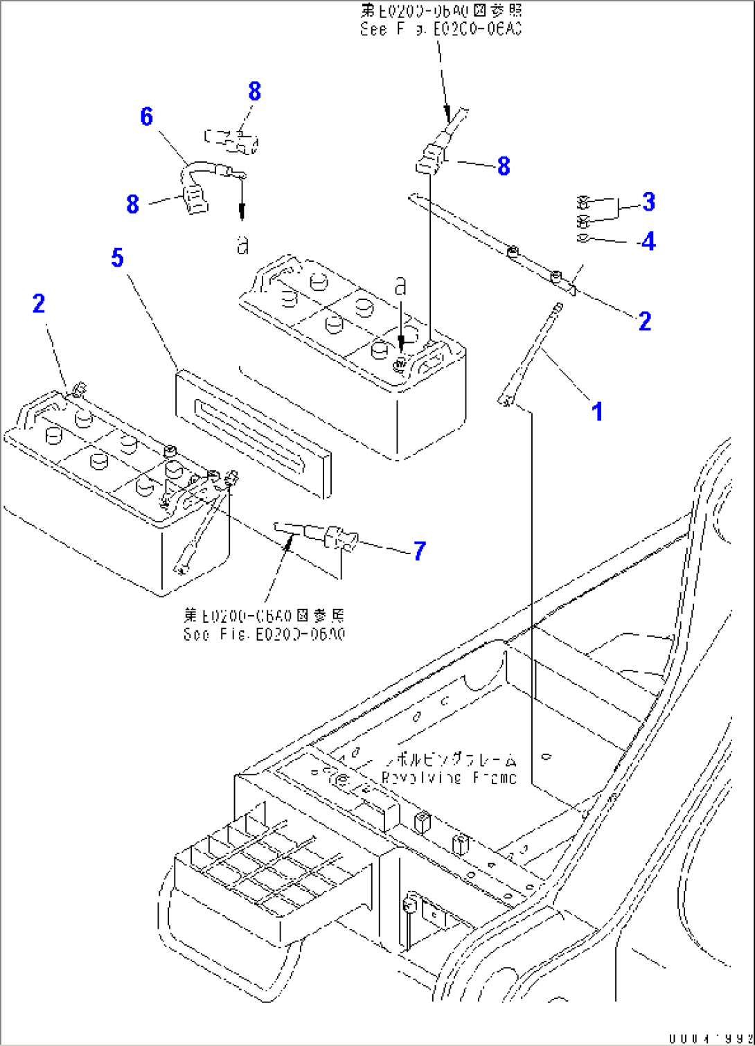 BATTERY BRACKET(#10001-)