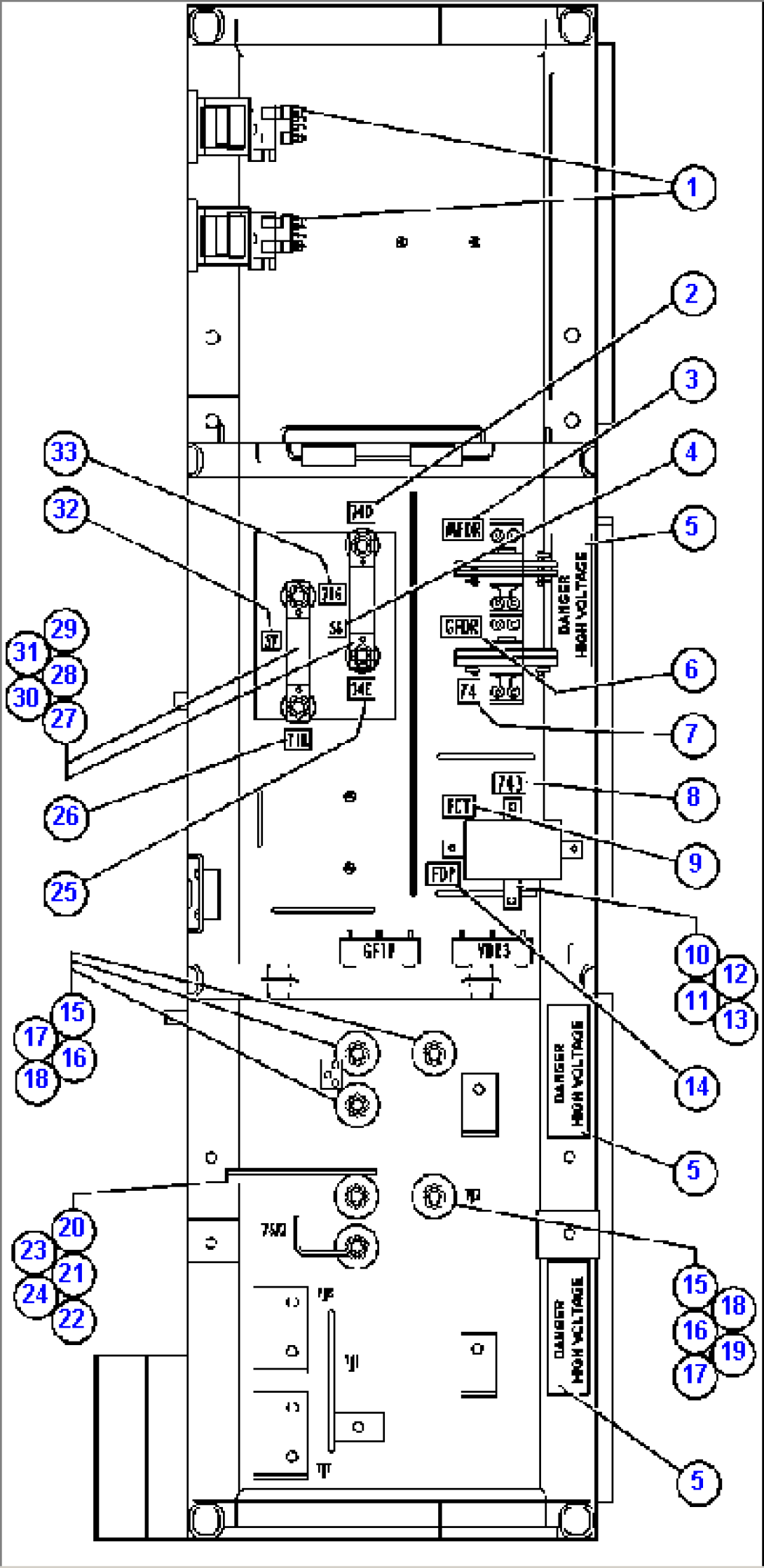 CONTROL CABINET ASSM - FLOOR