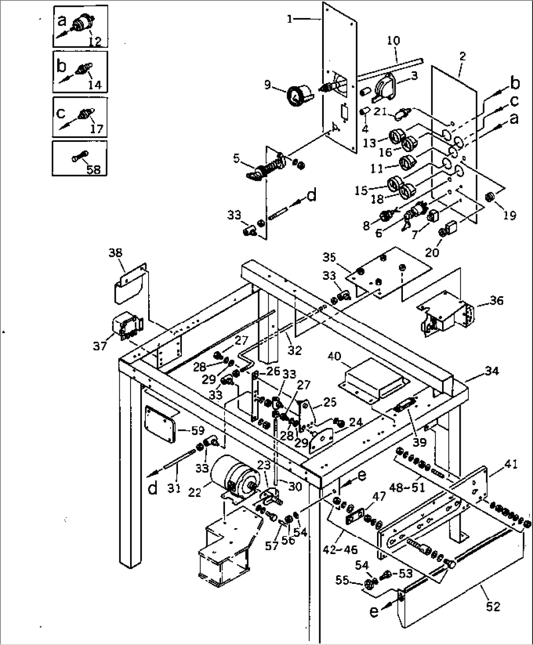 ENGINE OPERATING PANEL ASS