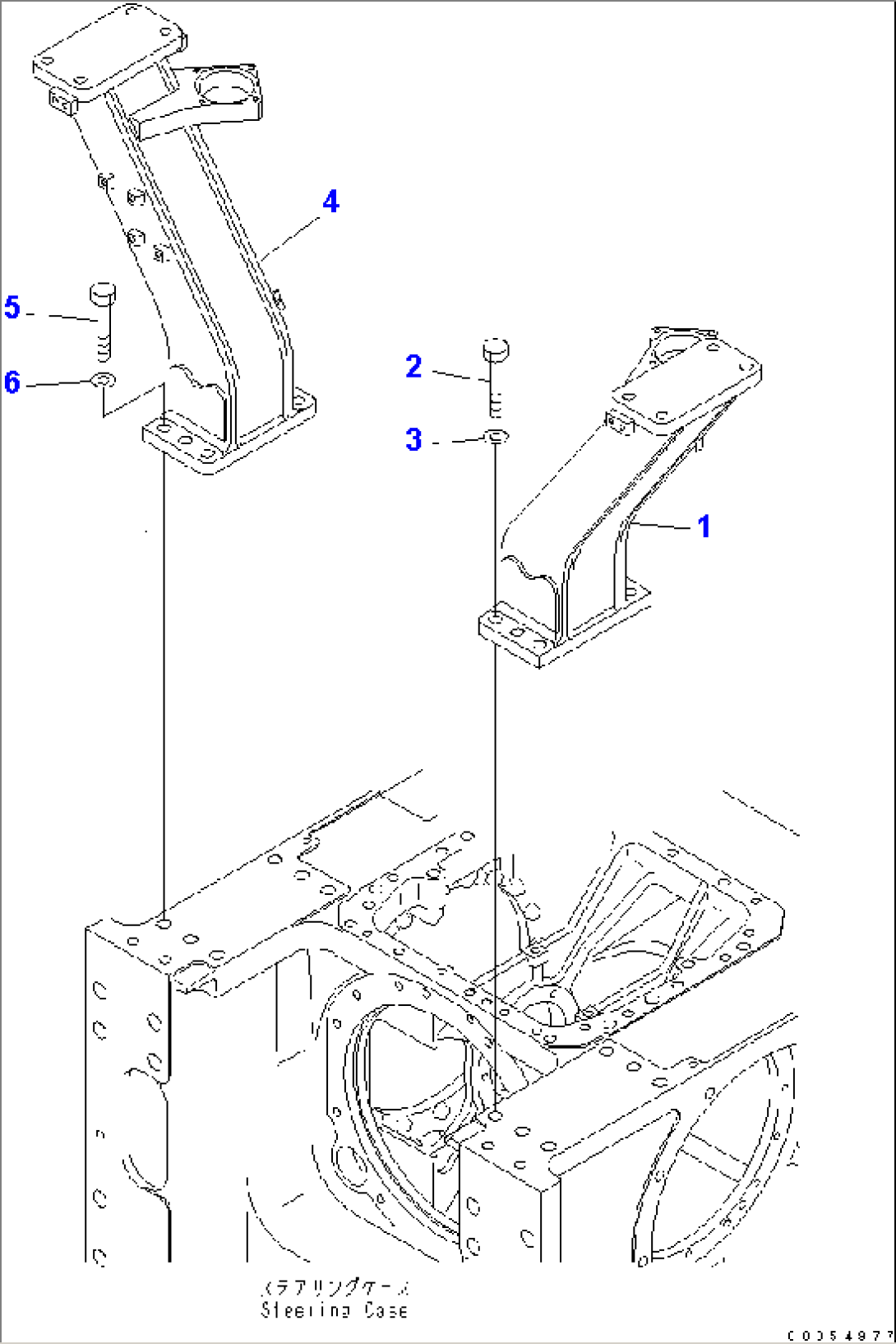 ROPS MOUNT BRACKET (FOR TRIMMING DOZER)