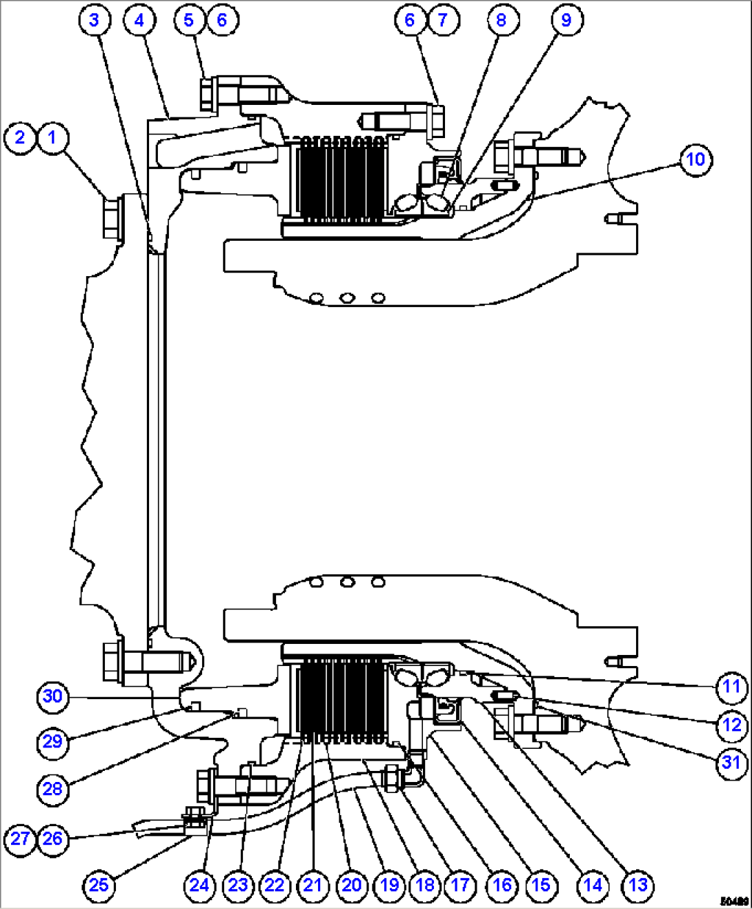 FRONT BRAKE ASSEMBLY 2/2 (EK7369)