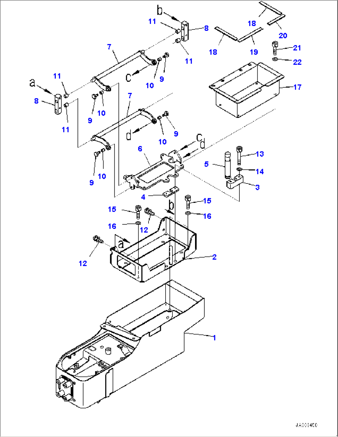 Cab, Console Box (#22083-)