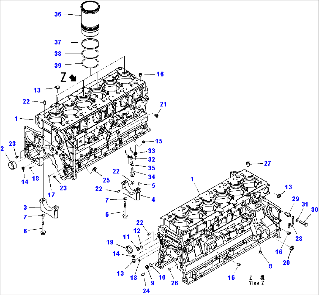 Cylinder Block(#530019-)